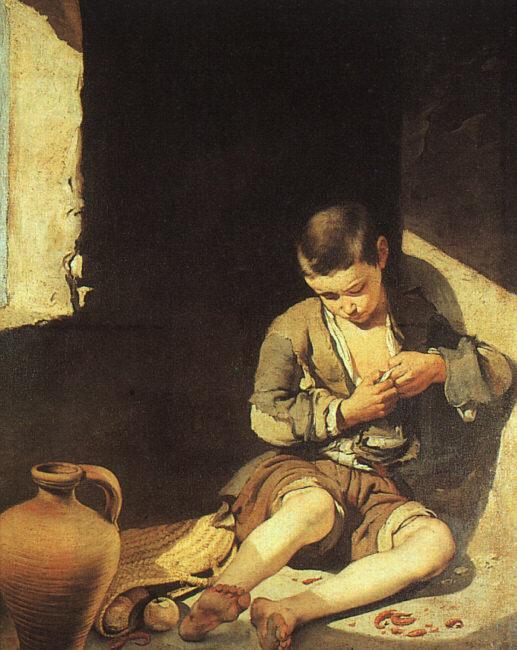 Bartolome Esteban Murillo The Young Beggar oil painting picture